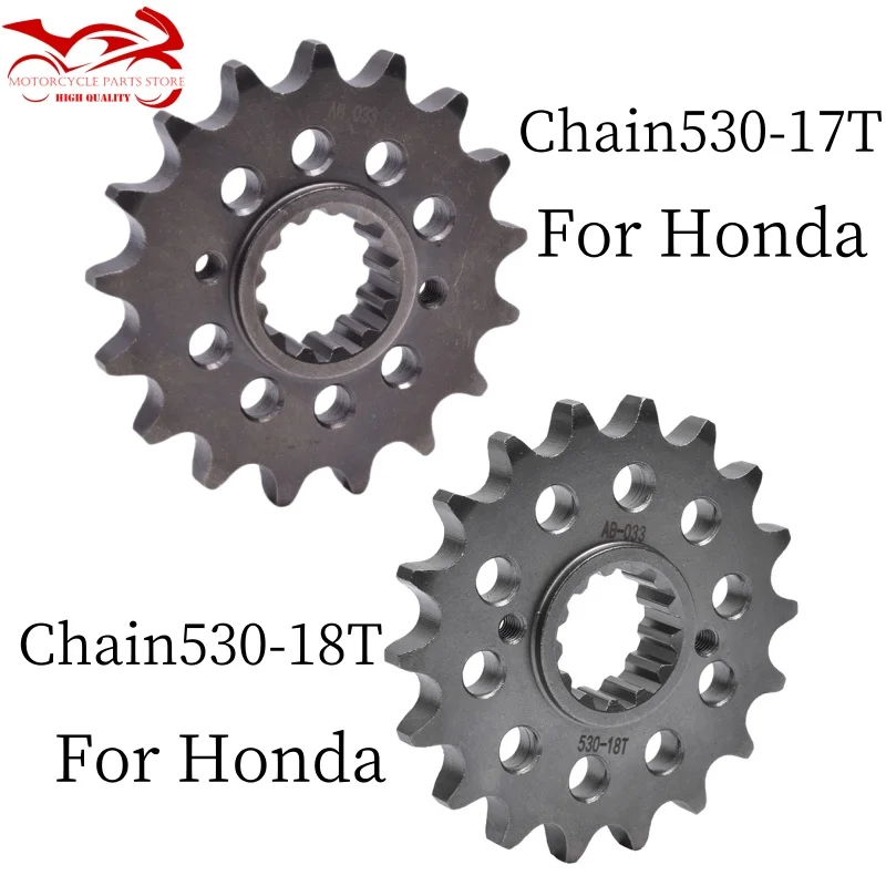 

Chain 530 17T 18T For Honda VFR800 CB1000 CB1000 VF1000 CB1100 CBR1100 CB1300 CB750 CB X-4SC38