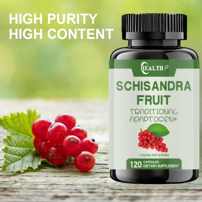 Schizandra Berry - Herbal Supplement For Stress And Liver Health - Helps The Body And Mind Relax With Natural Ingredients