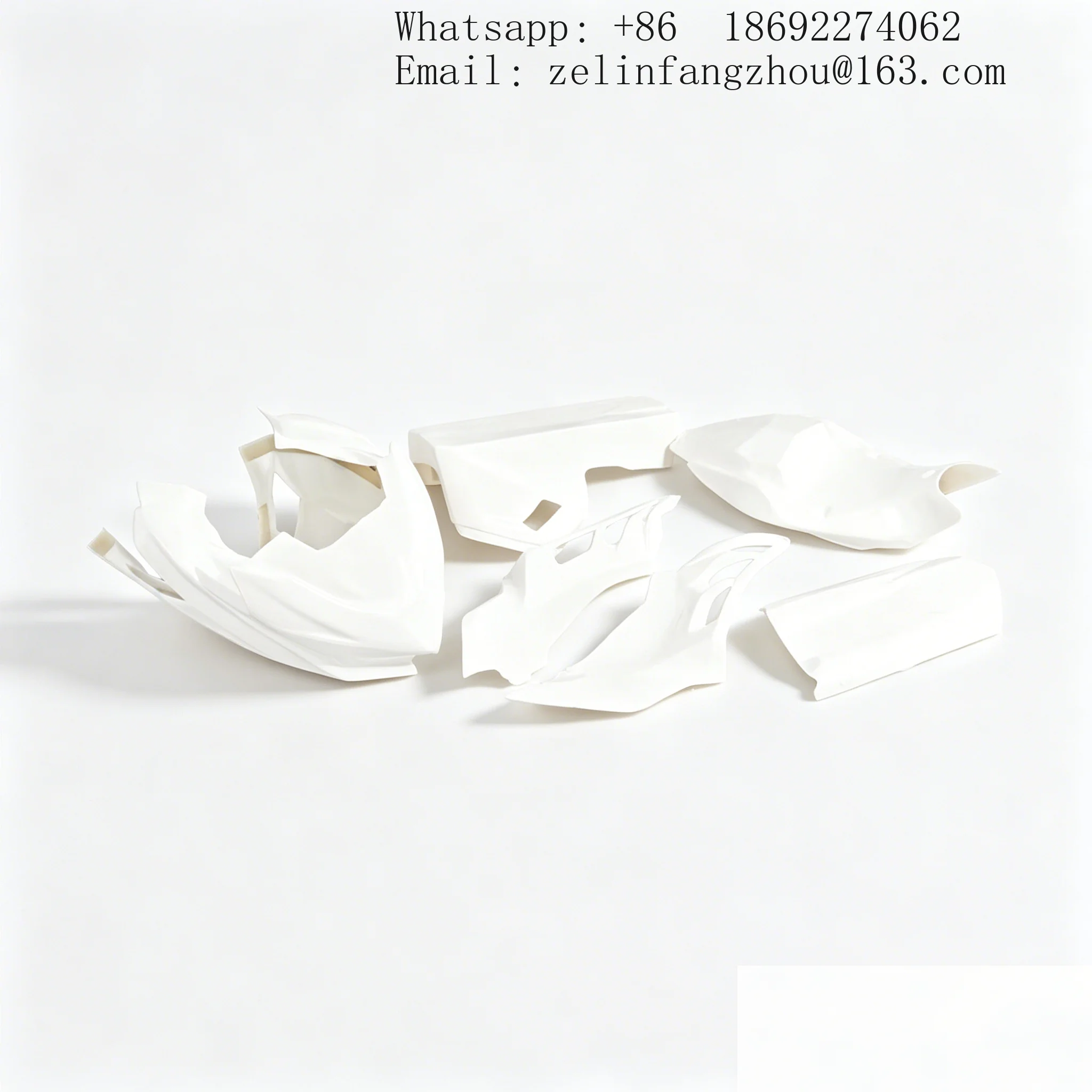 For Kawasaki Ninja 400 2018-2024 Fiberglass Race Track Fairing Kit Precision Fit Unpainted Full Motorcycle Bodywork Set