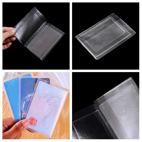 PVC Transparent Auto Documents Cover Driver's License Case Protect Car ID Card Holder For Men Women