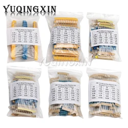 150PCS 300PCS 1/2W 1W 2W 3W Resistance 1% Metal Film Resistor Assortment Kit Set 30Values Each 5/10PCS 1R-750R 1K-820K Ohm