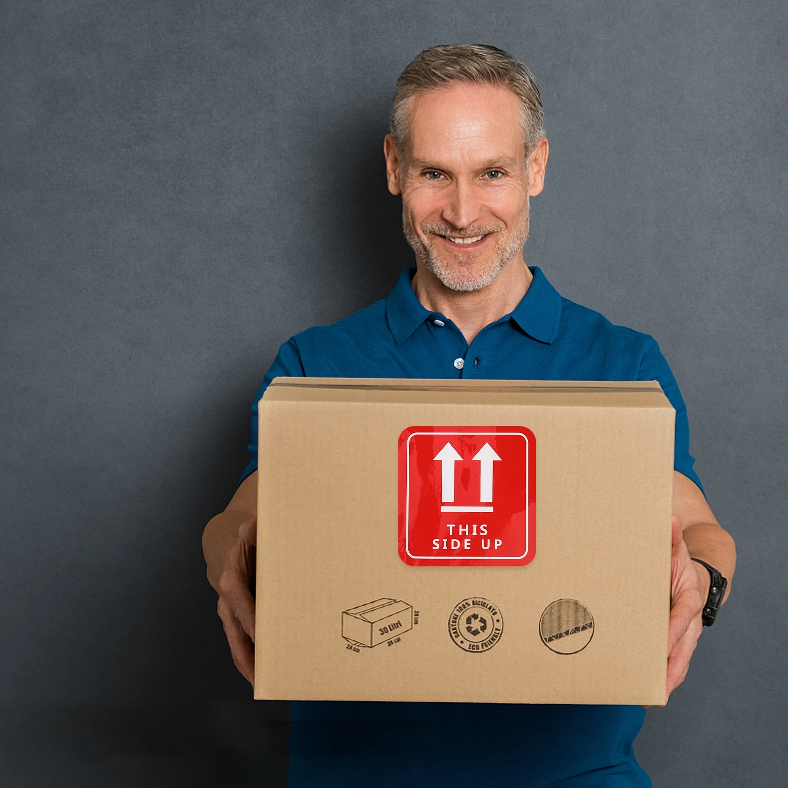 16 pcs Labels Waterproof Pvc Packing Warning Stickers Fragile Adhesive Decal Shipping Care Label Sticker