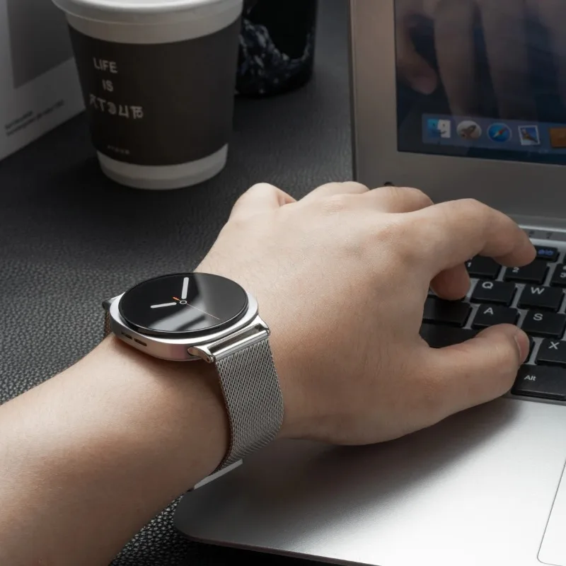 삼성 갤럭시 워치 울트라 2025용 밀라니즈 스트랩, 갤럭시 8 40 44mm/8 클래식용 마그네틱 메탈 밴드, 스테인리스 스틸 팔찌