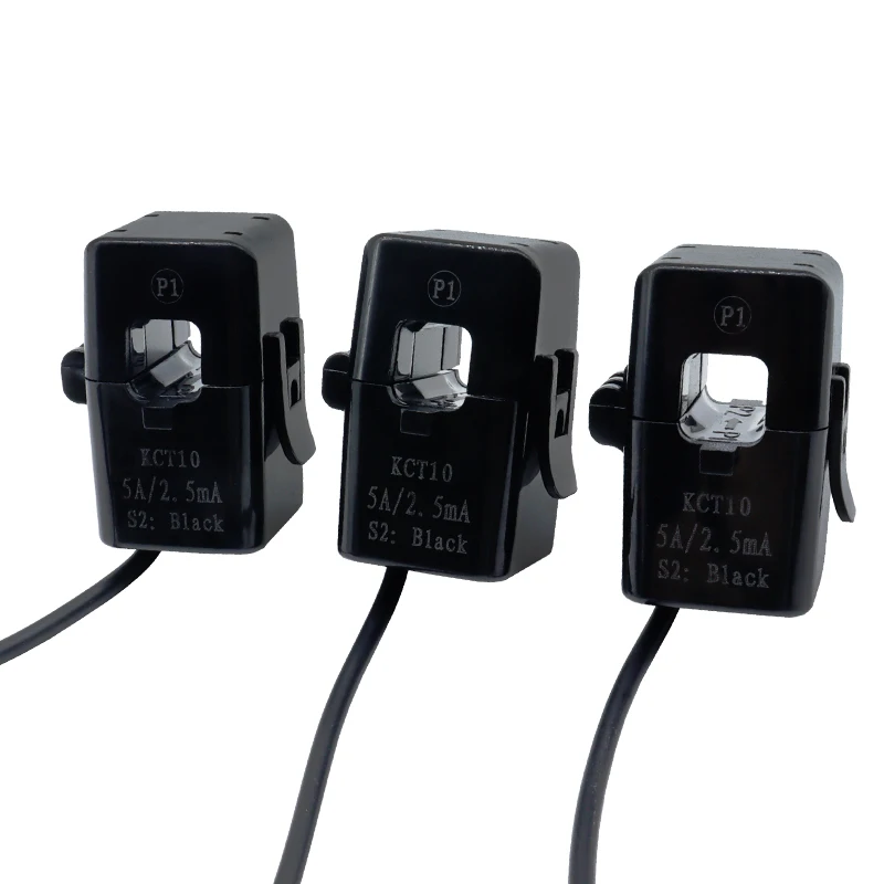 3PCS Split Core Current Transformers Single Phase CTS With mA Output KCT10 5A-75A