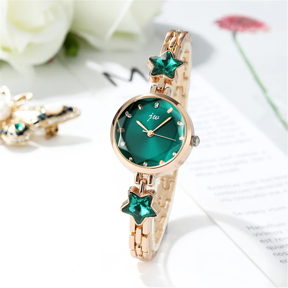 fashion blingling crystal star bracelet women lady quartz wrist watch