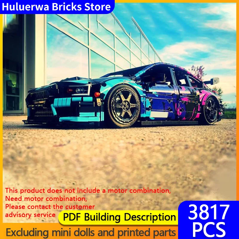 

Модель скоростного гоночного автомобиля MOC, строительные кирпичи STI, высокопроизводительный автомобиль, модульная технология, подарки, праздник, сборка, детские игрушки, костюм
