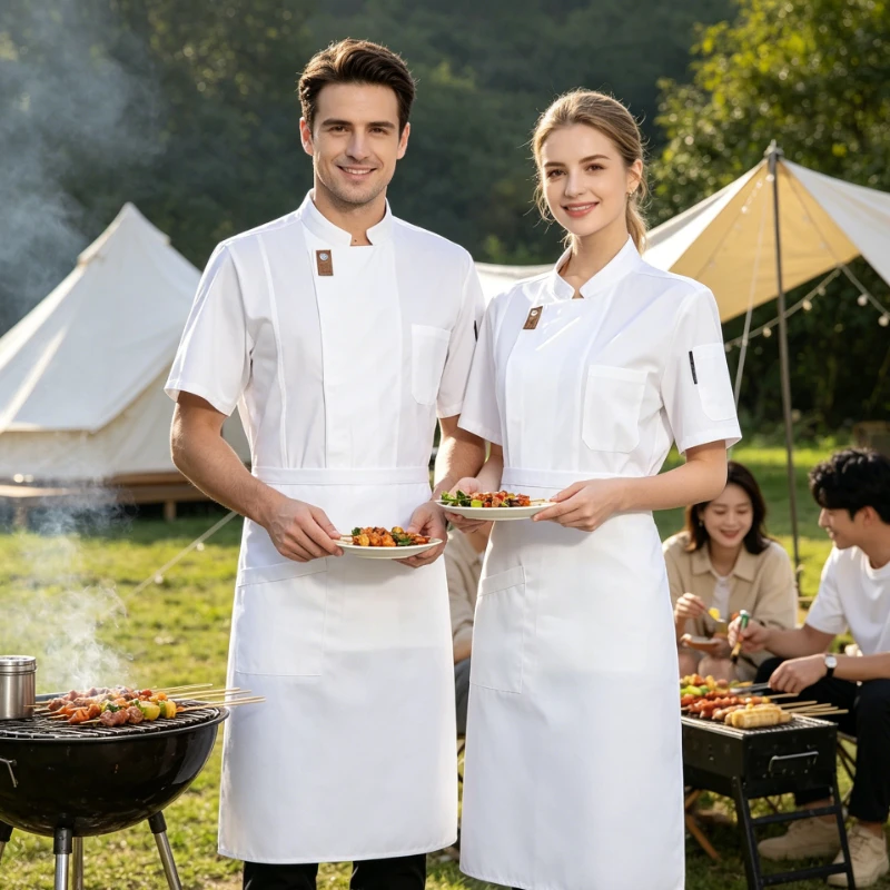 Uisex Western Restaurant Baking Master Chef Work Clothes Pastry Master Rear Kitchen and Other Multi Scene Adaptation Workwear