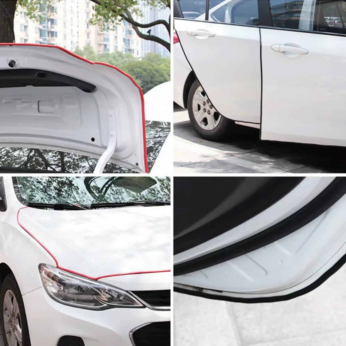 Yitong 5M Sedan Door Edge Protection Strip Soft Rubber Anti-Collision And Scratch Resistant Door Decoration Anti-Collision Strip