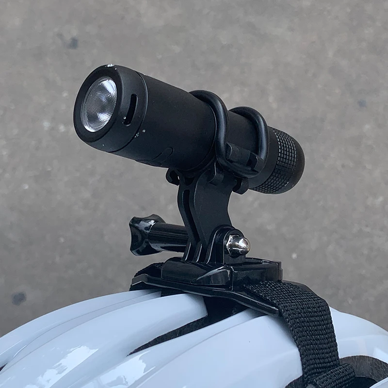 Tiras de montaje de faro para casco de bicicleta, soporte de luz para bicicleta de montaña, accesorios de abrazadera para casco