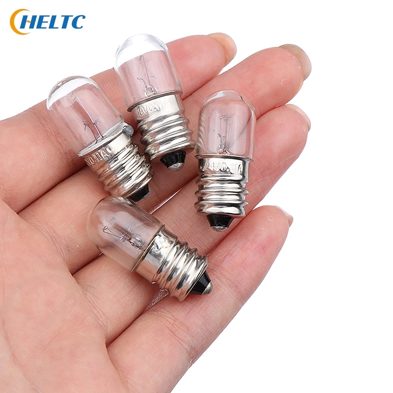 

1Pc Bulb E12 18V 24V 28V 30V Mini Bulb For Indicator Light Little Bulb For Test Experiment Teaching Flashlight Screw Based Bulb