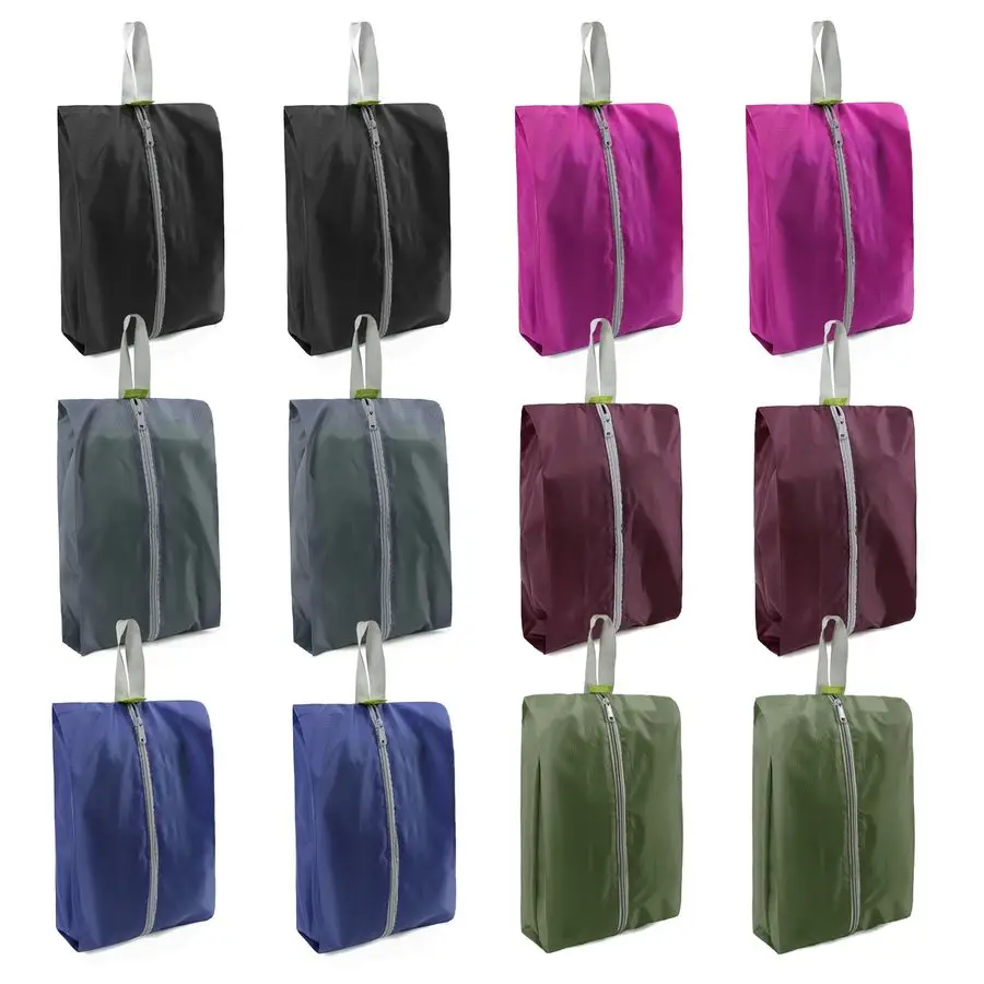 

Набор из 12 дорожных сумок для обуви, органайзеры для обуви с цветочным и геометрическим дизайном, с застежкой-молнией и ручкой, легкие нейлоновые сумки для хранения обуви для мужчин.