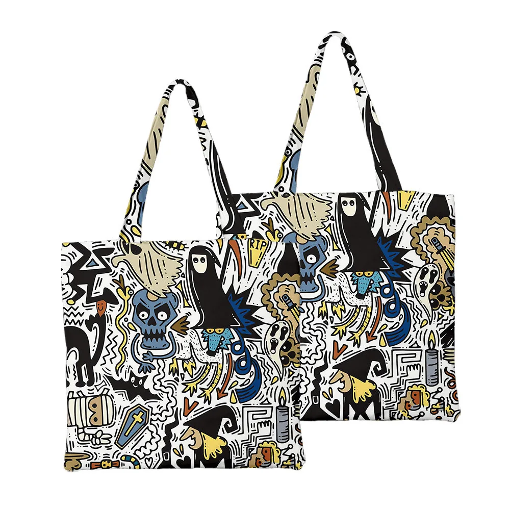 

Популярная новинка: Стильная холщовая сумка-тоут с мультяшным монстром для репетиторских занятий, хранения принадлежностей и покупок, на одно плечо