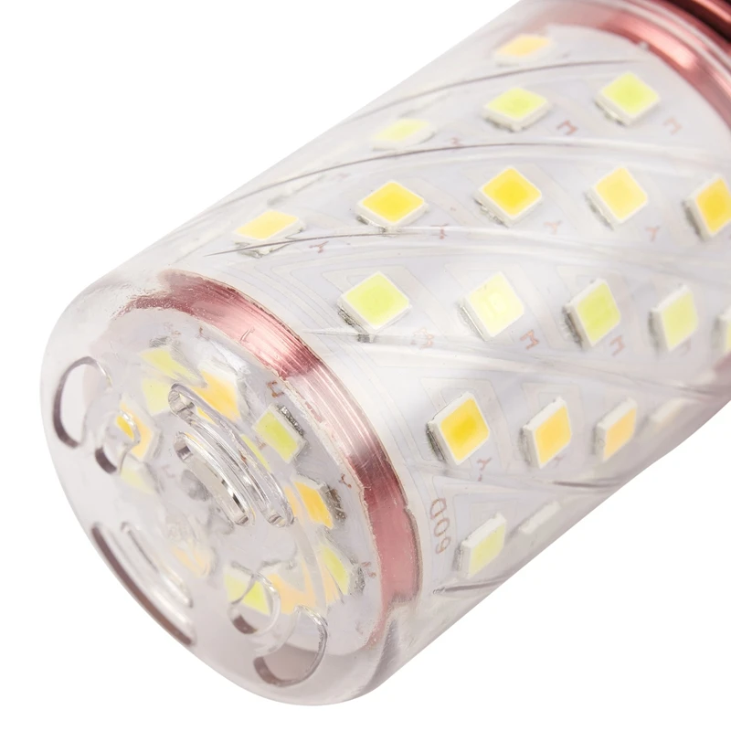 3 Color Temperatures Integrated SMD LED Corn Lamp AC85V - 265V Warm White High Light Energy Conservation Small LED Light Bulb