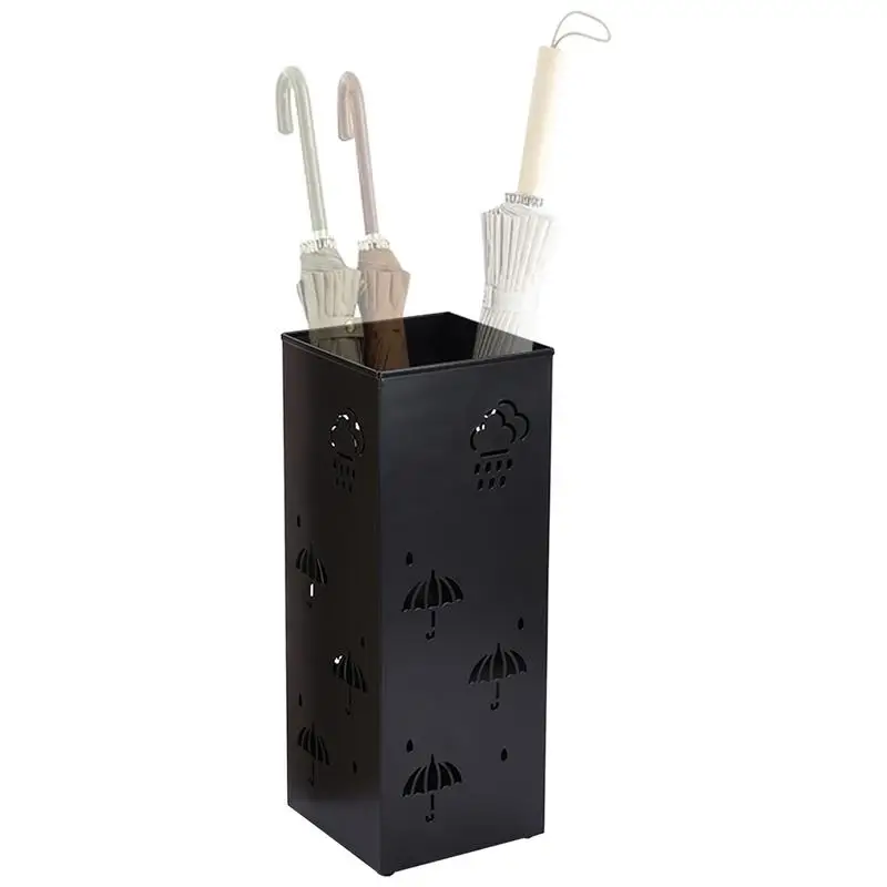 

Umbrella Stand with Unique Geometric Design Large Capacity Umbrella Basket Weather-Resistant Stylish Walking Stick Holder