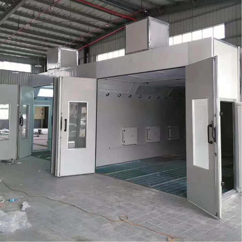 Multi-station Metal Plate Painting Assembly Line Car Repair Spray Booth Line Made in China