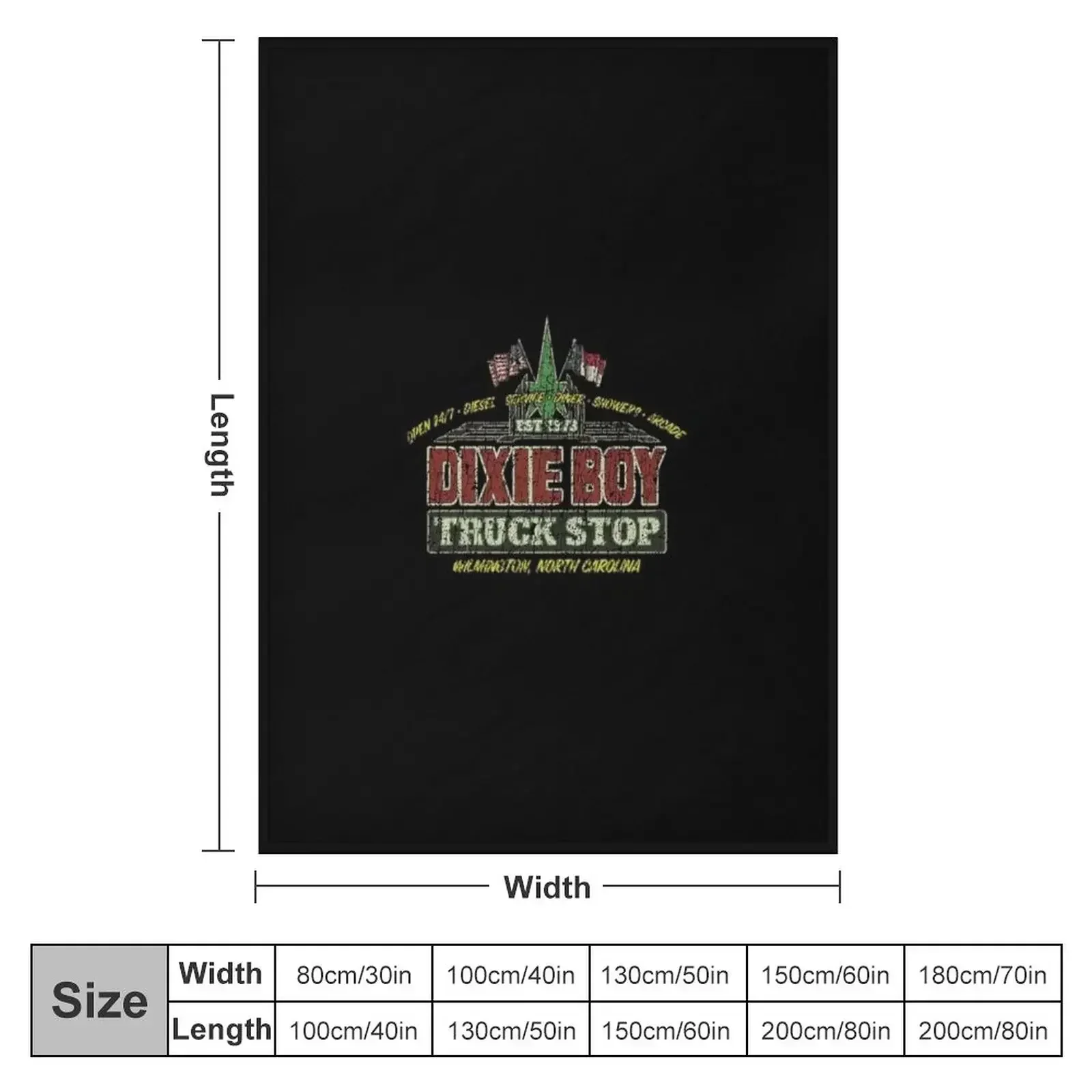 Dixie Boy Truck Stop T-Shirt Throw Blanket Decorative Sofas Loose bed plaid Thermals For Travel Blankets