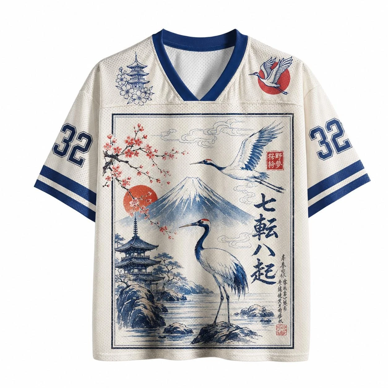 2026 Sommer Mode Neuer Trend Traumhafter Roter Schmetterling Kirschblüte 3D-Druck Outdoor Freizeit Fitness Stil V-Ausschnitt T-Shirt Groß – Detail 6