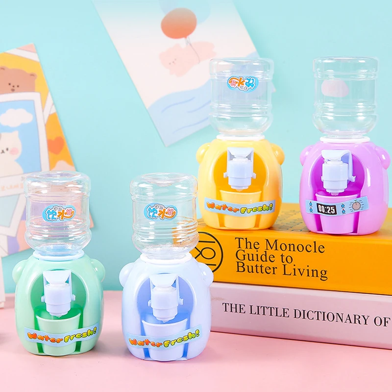 

1Pcs Children's Mini Fun Water Dispenser Cartoon Cute Simulation Play House Toys Drink Machine Children's Kitchen Toys