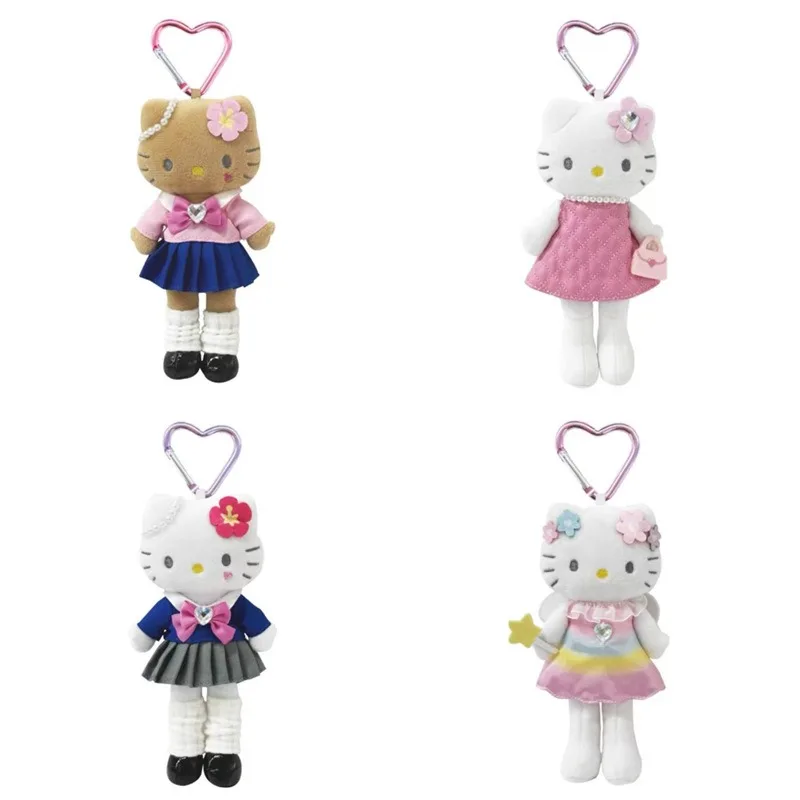 Pluszowe zabawki Sanlio Kawaii Hello Kitty z serii Long Leg Angel JK Uniform, plecak na co dzień, zawieszka z kreskówki, prezent na festiwal dla dzieci.