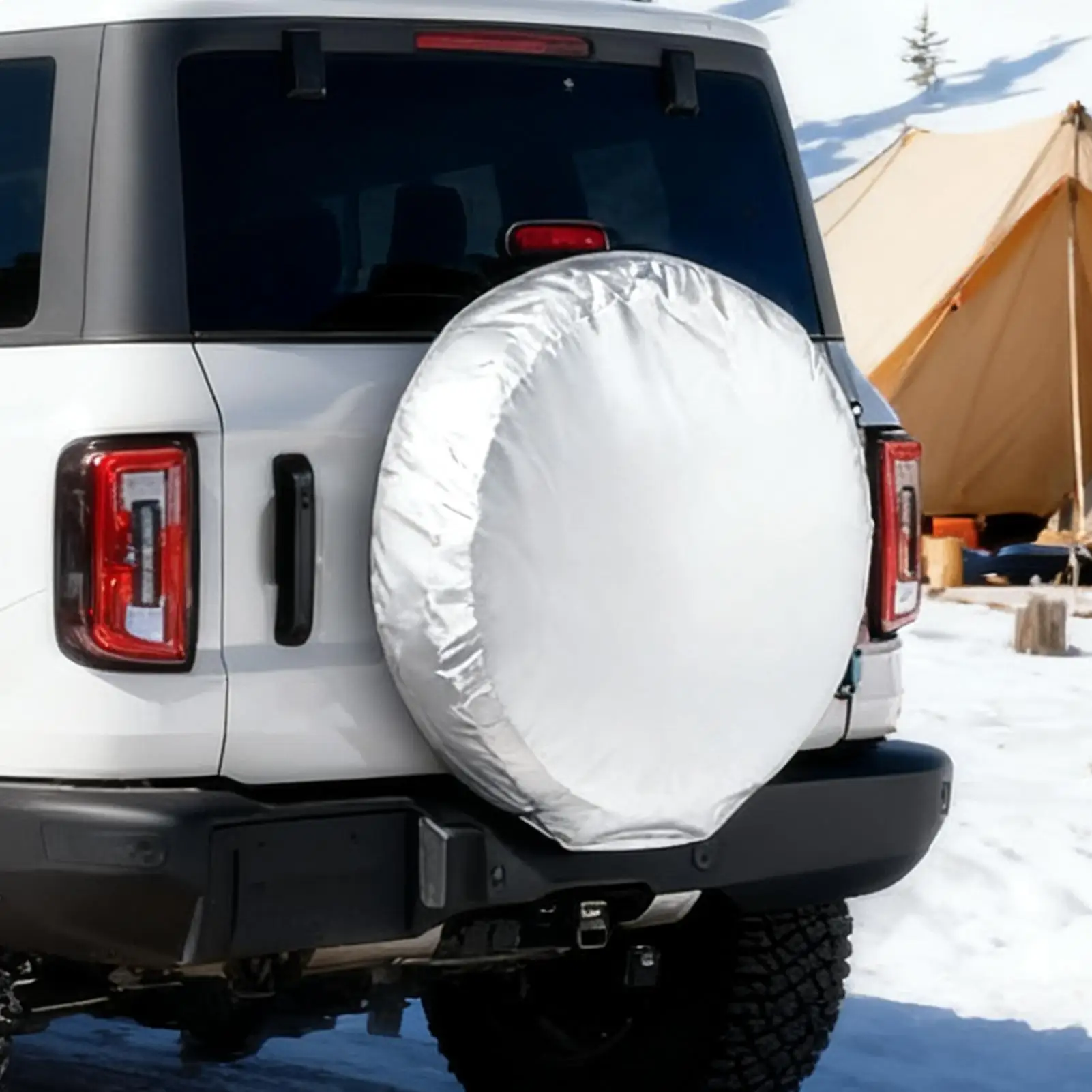 Чехол для запасного колеса, водонепроницаемый, ветрозащитный, с защитой от УФ-лучей, защитный чехол для уличного автомобиля, защитный чехол для шин для транспортных средств, грузовиков на колесах