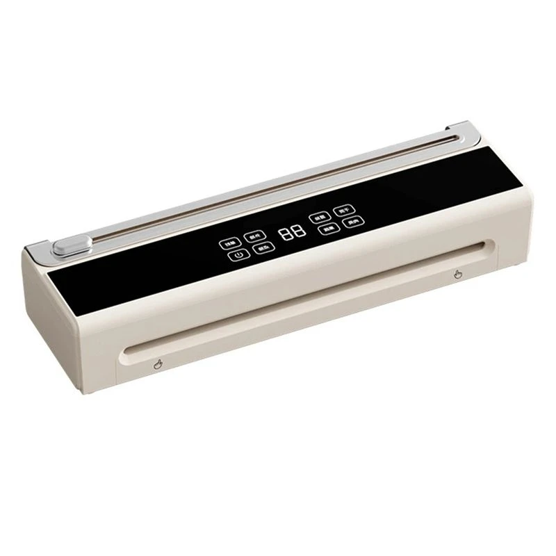 N85R-Plastic Vacuum Sealer With 62Kpa Strong Suction External Sliding Blade Dry Wet Modes For Food Storage Portable Design