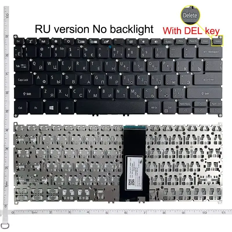 RU Backlit keyboard for Acer N17W7 N17W6 Spin 5 SF114-32 SP513-51 SP513-52N SP513-53N 52NP Swift 3 SF314-54 58 56 56Q8 SF314-41G