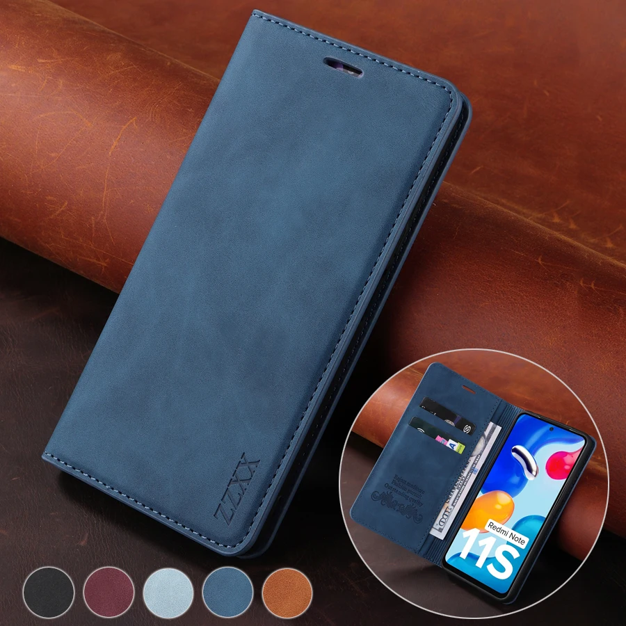 Dla Xiaomi Redmi 10 10C 9A 9C 9T Note 11 11S 11 Pro 10S 10 9 8 7 Pro Mi Poco F3 X3 NFC X4 M4 11T Pro portfel etui skórzane z klapką