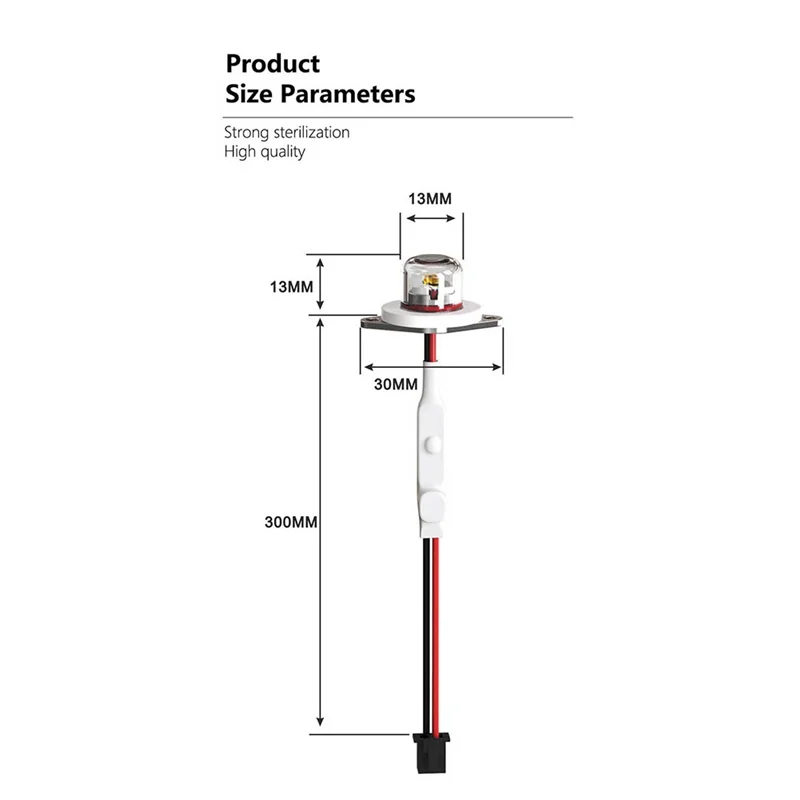 DC12-24V UVC 270-280NM Ultraviyole Su Arıtma Pet Su Sebili Nemlendirici LED Dezenfeksiyon Modülü