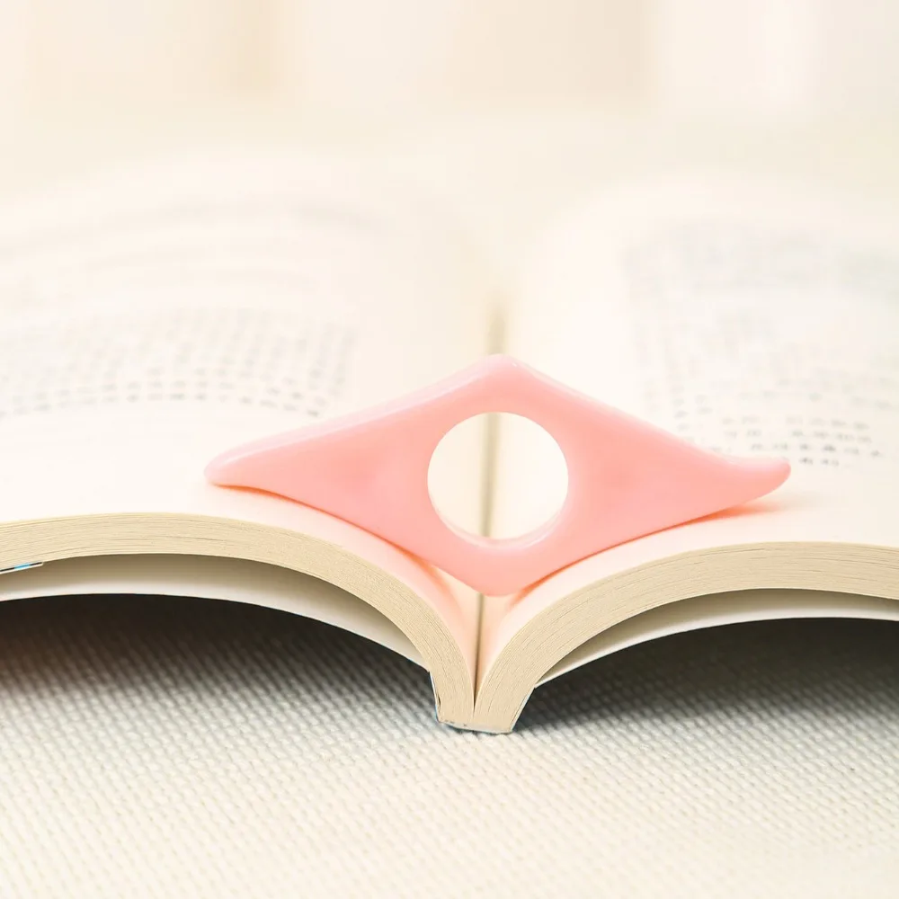 

New Convenient Thumb Book Support Bookmark School Office Supplies Reading Aid Marque Page Book Page Holder Book