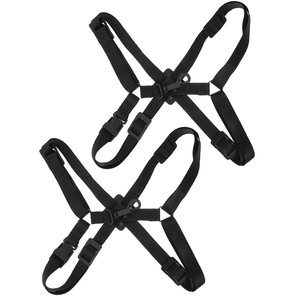 

2 Pcs Saxophone Shoulder Strap Adjustable Accessories Neck for Black Replacement