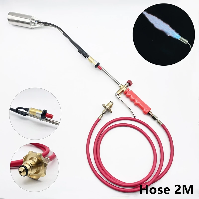 Professional Gas Brazing of Gas 2m Hose for Brazing Welding Heating Application for BBQ   Ignition Gas Flame Soldering Tool