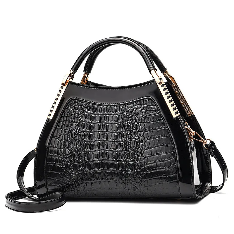 

Crocodile Pattern Classic Retro Shoulder Bag Fashionable New Women's Handbag Large Capacity Crossbody Bag Trendy Simple Tote Bag