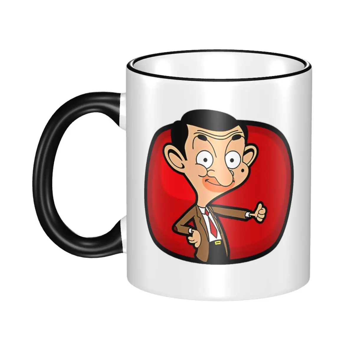 

High Quality Mr Beans Cartoon Merch Mug Funny Coffee Cup