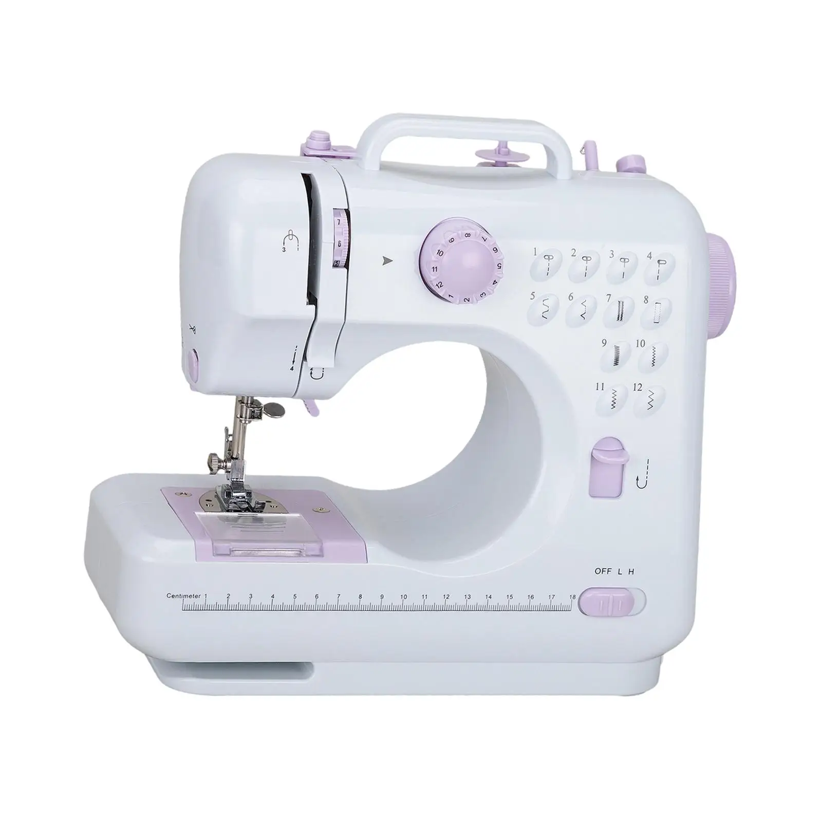 Domestic Sewing Machine with Foot Pedal Compact Size Portable Sewing Machine