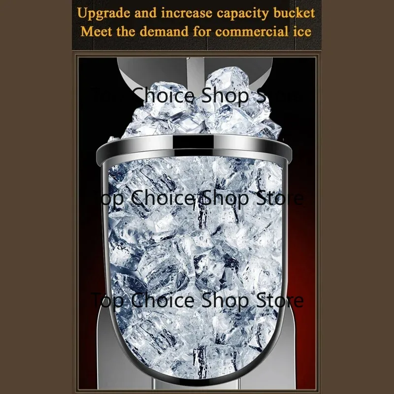 220LBS Per Hour Electric Ice Shaver Crusher 4 Blades Stainless Steel Snow Cone Making Machine