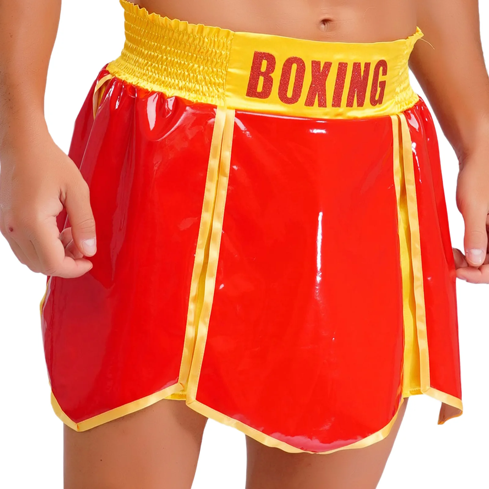 رجل الملاكمة التايلاندية سراويل الملاكمة حزام مطاط بولي Shorts السراويل جذوع كيك بوكسينغ فنون الدفاع عن النفس القتال التدريب الملاكم تأثيري حلي