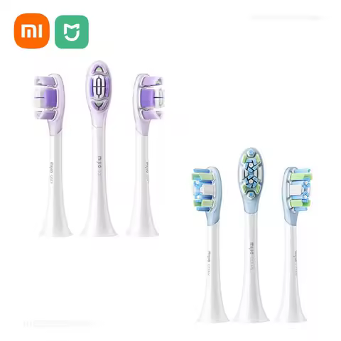 Original Xiaomi Mijia Oscillation Electric Toothbrush Brush Head 3PCS Sonic Vibration Electric Toothbrush Head Accessories