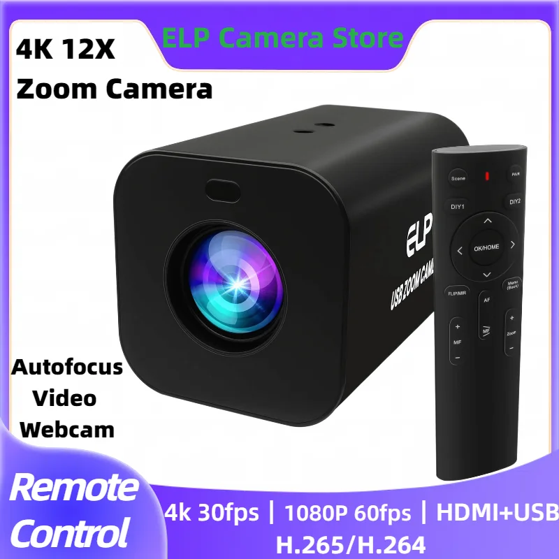 Elp 4K 12X Zoom Aut…
