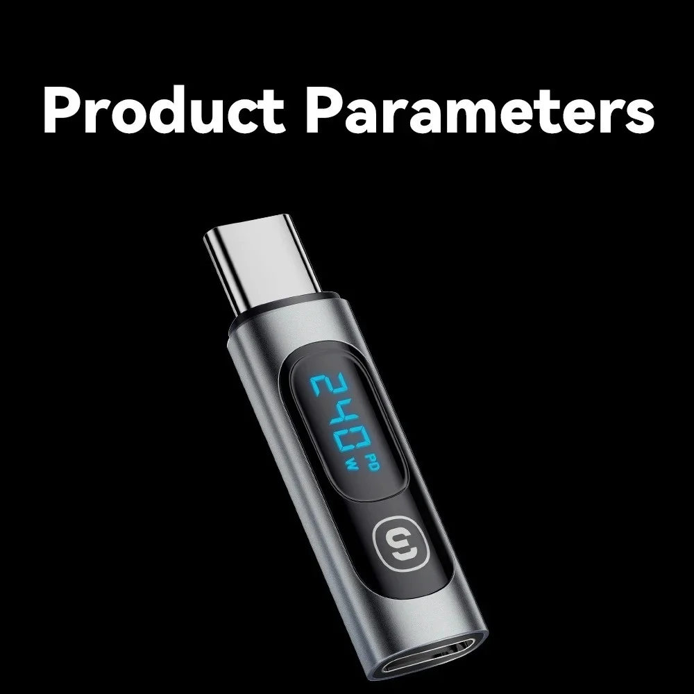 

USB 2.0 OTG Adapter PD 240W Fast Charge Type C To Type C Digital Display Adapter For Macbook Samsung Xiaomi USB C OTG Connector