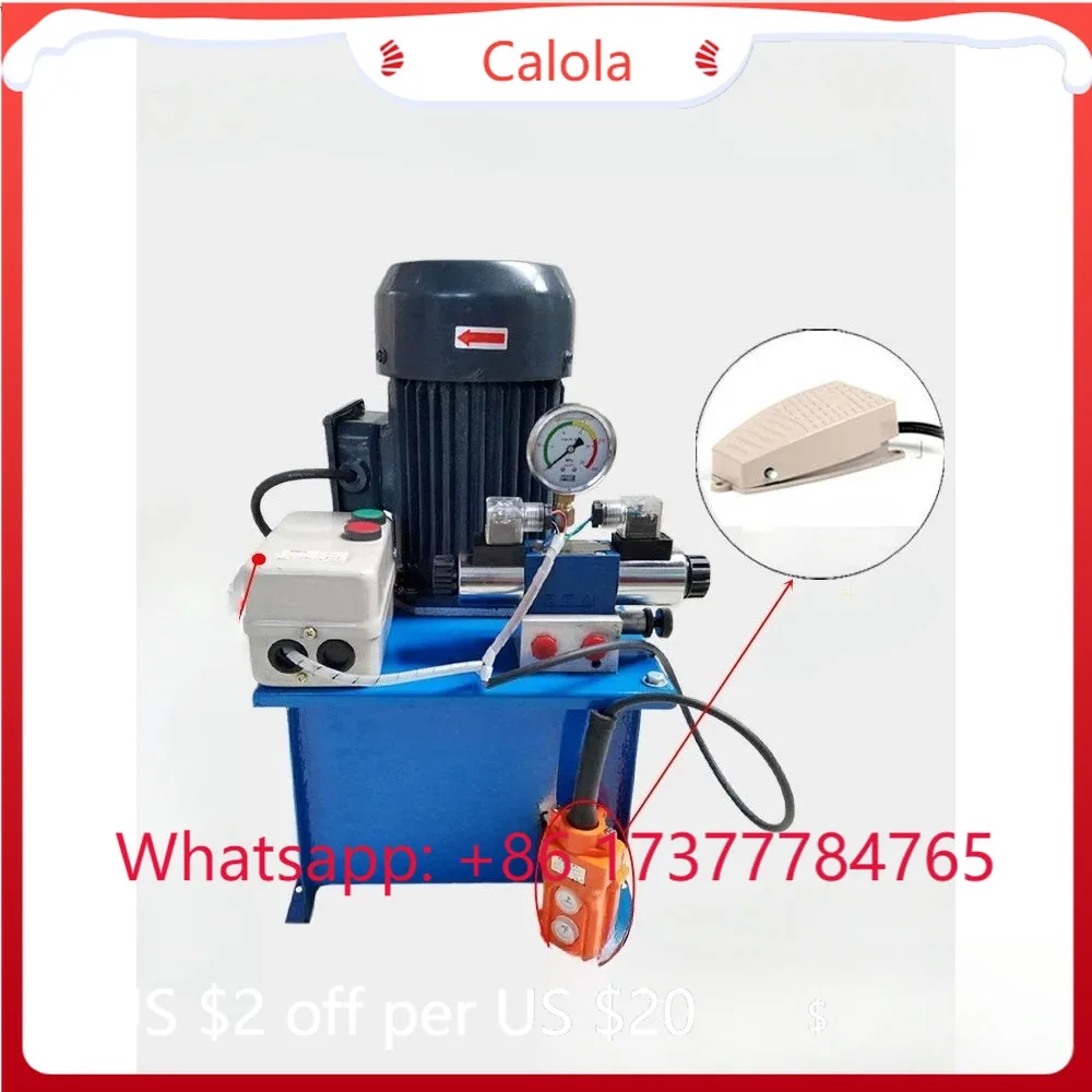 Miniature Hydraulic Station Hydraulic Pump Power Unit with Oil Cylinder