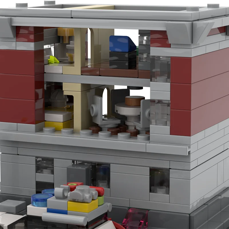 463pcs MOC Ghostbusters Ghоstbusters Firehouse Headquarters Model Building Blocks Toys Construction Christmas Gift Brick DIY view 3