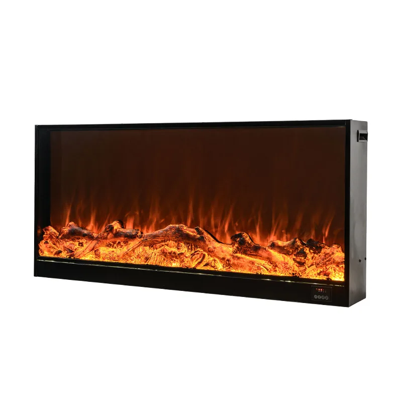 

Customized living room European electronic fireplace LED simulation flame fireplace embedded decorative cabinet fireplace heater
