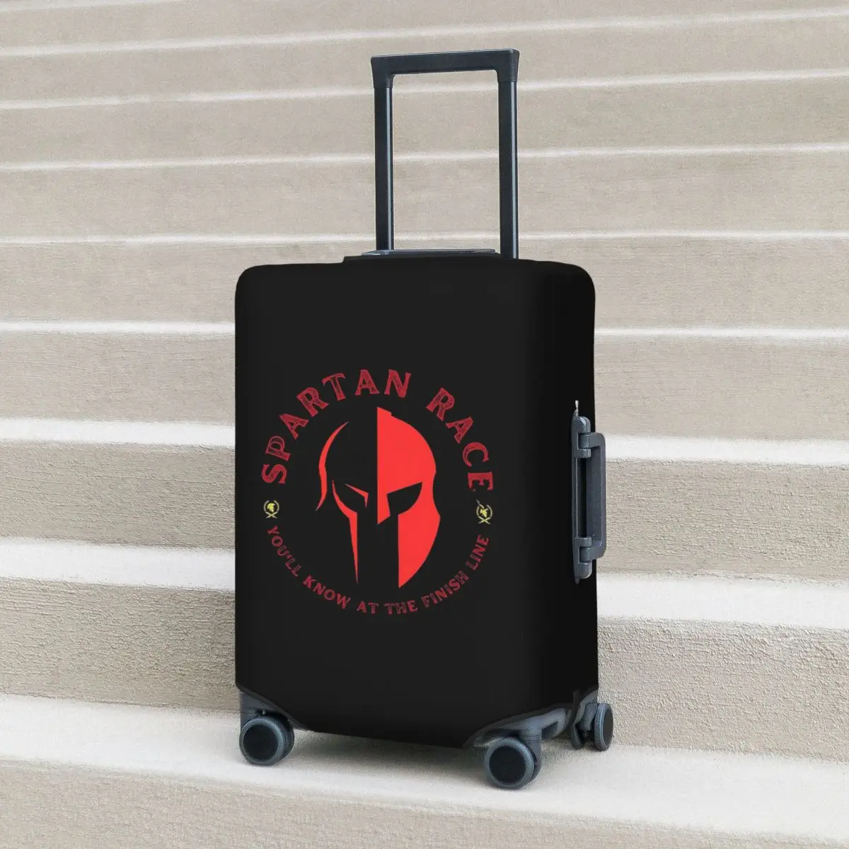 

Spartan Race 1 Suitcase Cover Protection Elastic Travel Luggage Protector Covers for 18-32 Inch