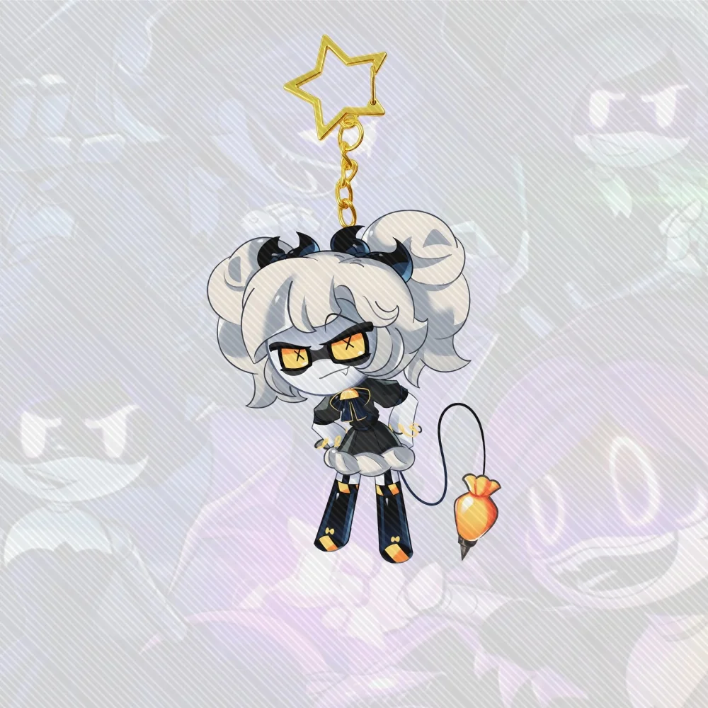 6cm Anime Murder Drones Cute Acrylic Keychain Characteristic Characters Ornament Accessories Goods Collection Christmas Gifts