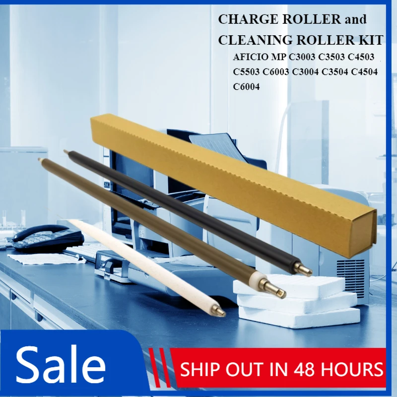 

1 шт. комплект зарядного ролика и роллера для очистки для RICOH AFICIO MP C3003 C3503 C4503 C5503 C6003 C3004 C3504 C4504 C6004