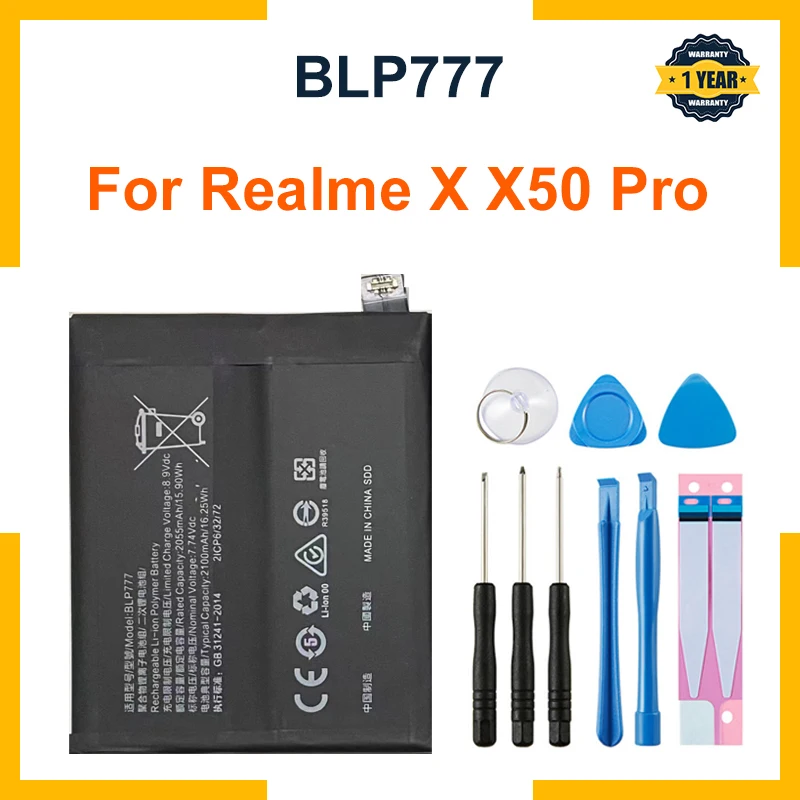 New Original BLP777 4200mAh Mobile Phone Battery For Oppo Realme X50 Pro 5G RMX2075 RMX2071 RMX2076