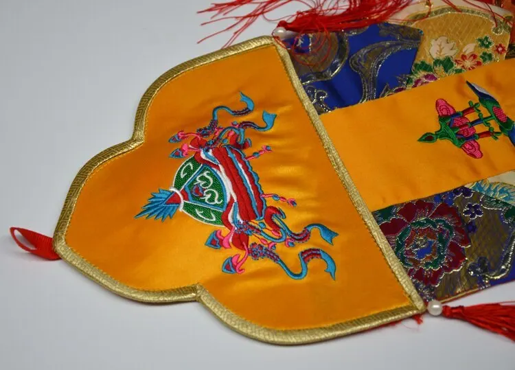 83cm Wholesale Buddhist Supplies HOME Temple Embroidery Eight Auspicious Symbol - Image 6