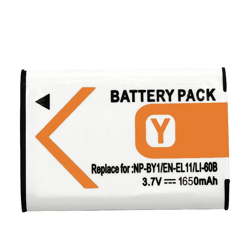 1650mah EN-EL11 Battery for NP-BY1 EN EL11 LI-60B For Sony HDR-AZ1 For Nikon Coolpix S550 S560 Olympus FE-370 Pentax M50 W60 W80