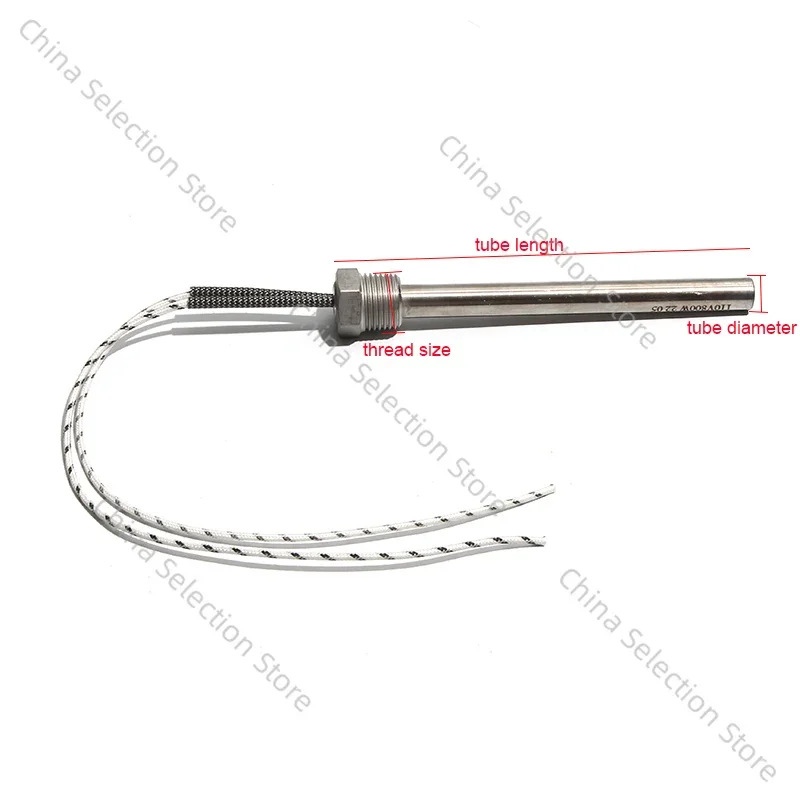 12 فولت/24 فولت/36 فولت/48 فولت DN10/16 مللي متر الموضوع 80-300 واط سخان خرطوشة المعدات 10x50 مللي متر-10x200 مللي متر طول لصندوق الأساسية الساخنة/قولبة 1 قطعة