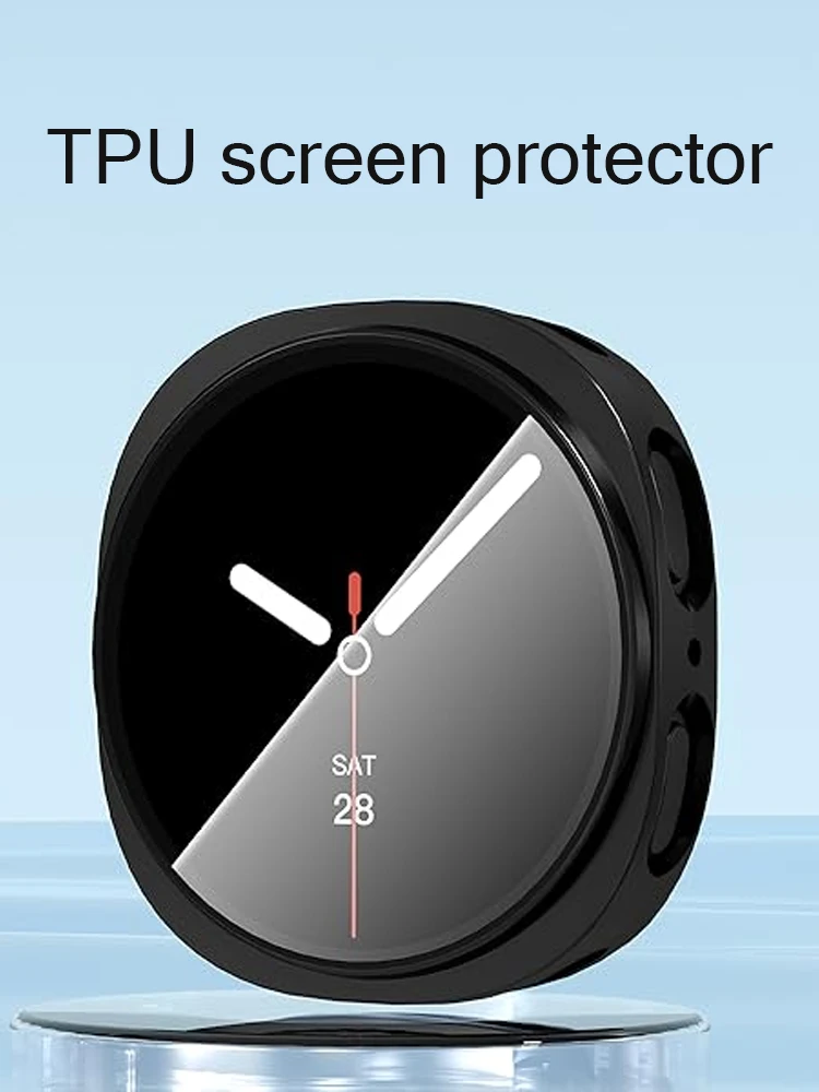 TPU Case For Samsung Galaxy watch 8 44mm 40mm Accessories Band Soft Bumper Shockproof Screen Protector shell Galaxy watch8 cover